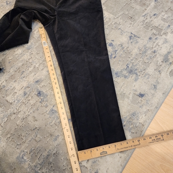 NWT Loft Velvet Black Riviera Slim Pants Womens Size 14 - Picture 11 of 16